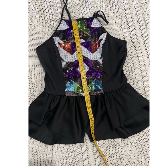 Bebe peplum sequined top - Picture 9 of 12